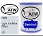 Preview: Ford, Light Ice Blue Effect, LS: 1L Lackdose, von ATW Autoteile West.